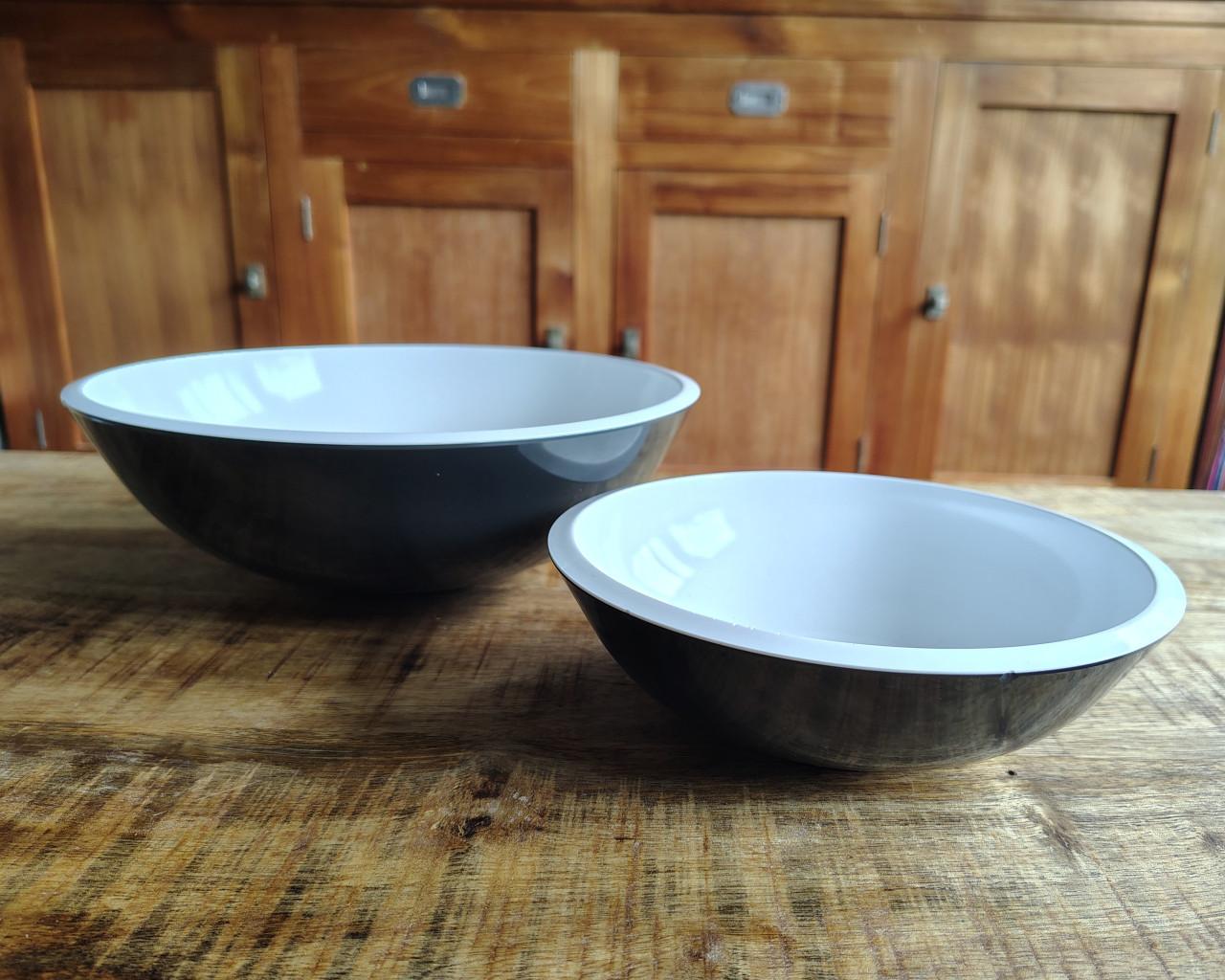 Set van twee schalen