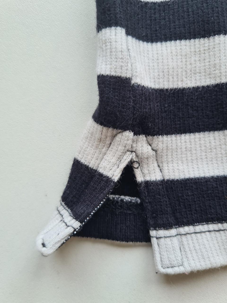 Zwart-wit gestreept stretch rokje van WE Mt 134-140