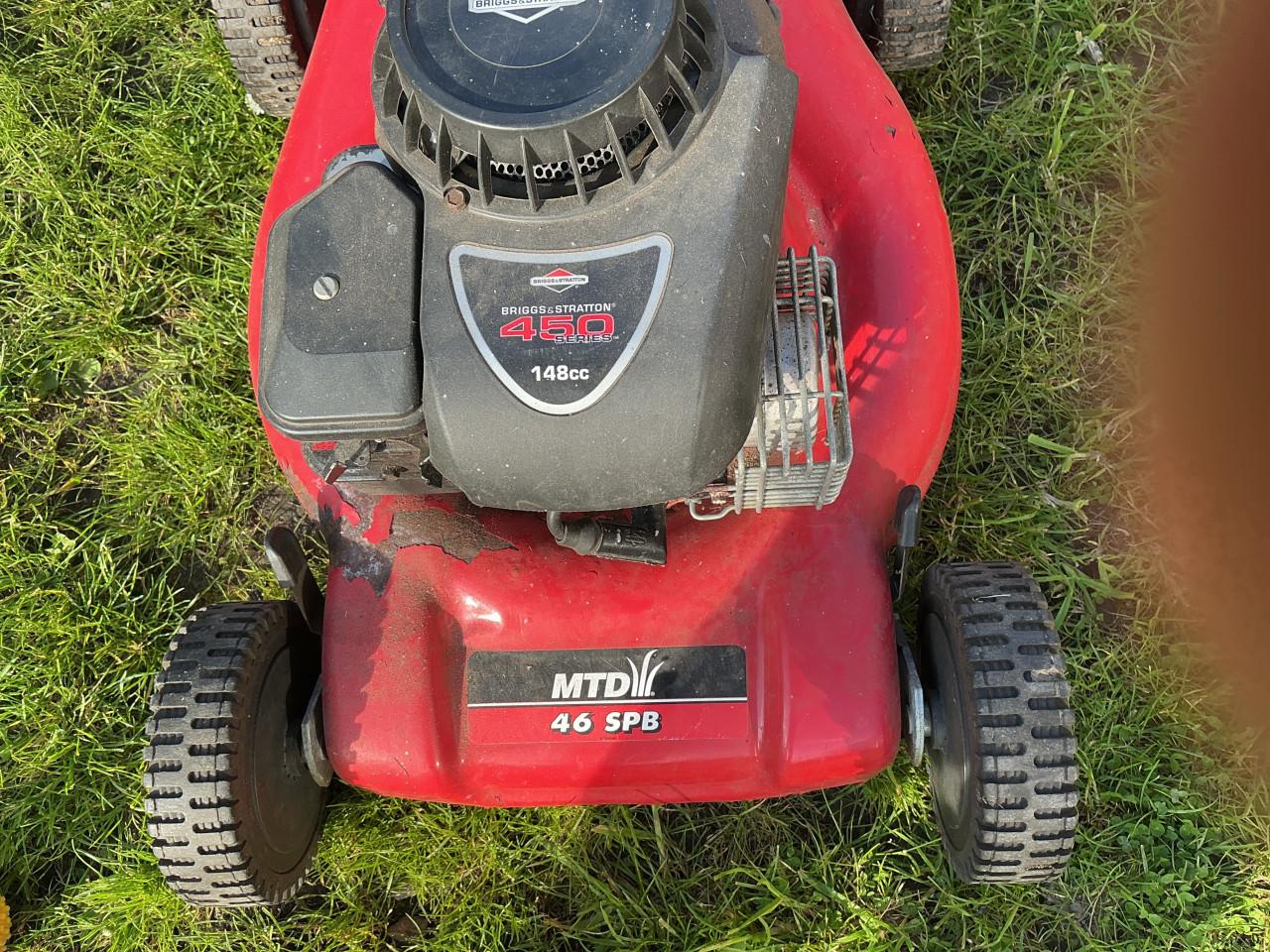 Grasmaaier met benzinemotor