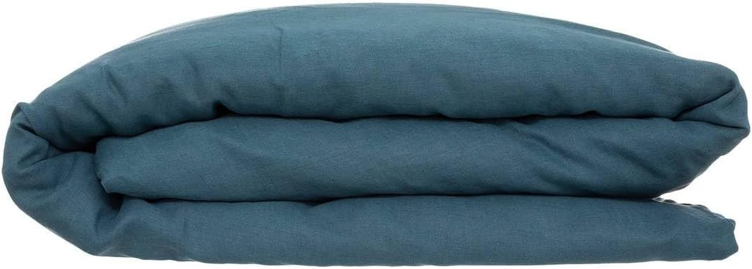 100% linnen dekbedovertrek 240x220 Teal