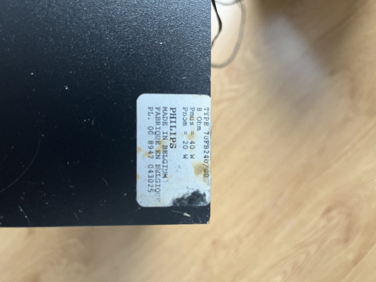 Twee luidspreker boxen, Philips