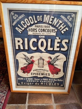 Reclame affiche uit Frankrijk