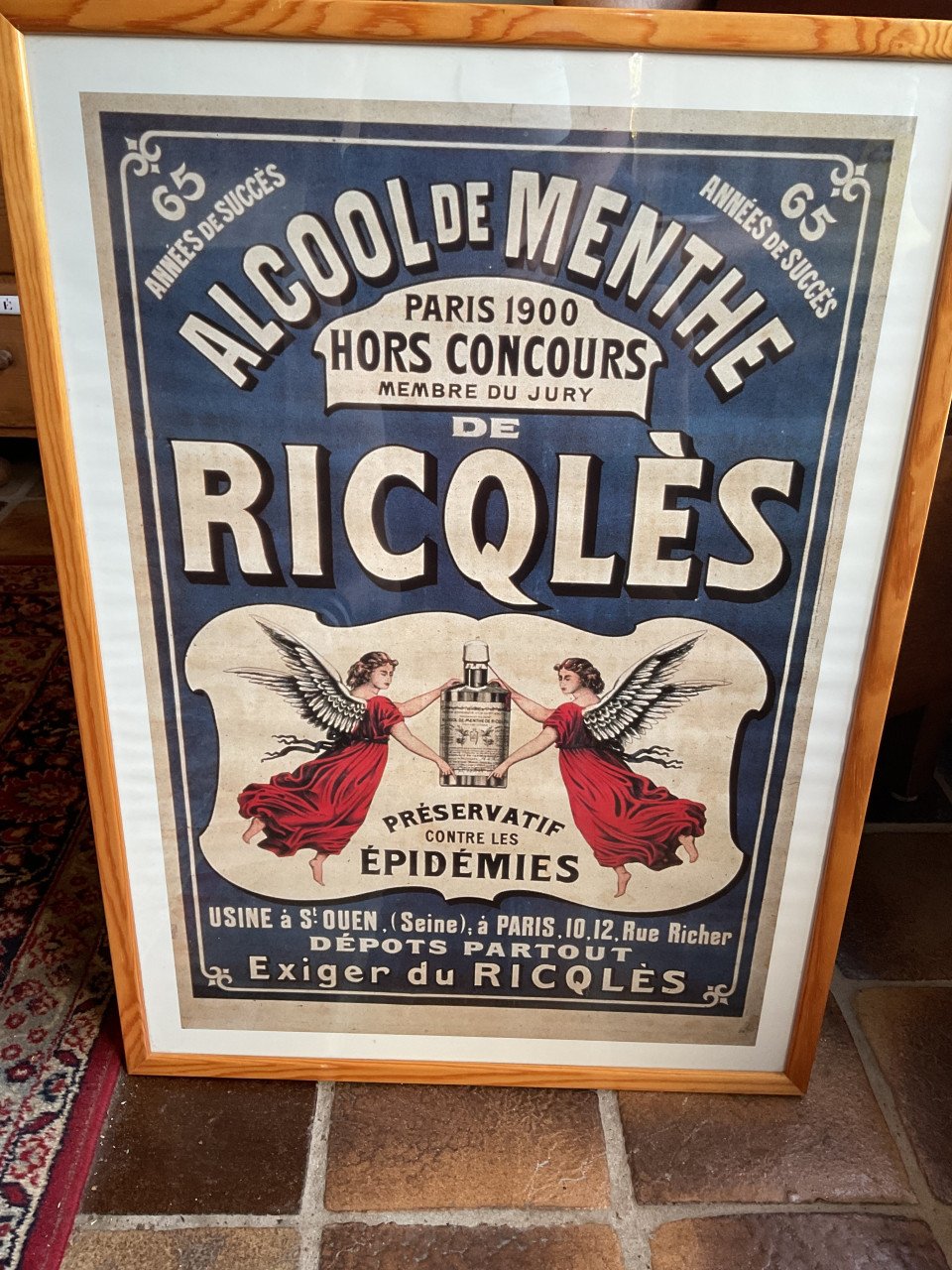 Reclame affiche uit Frankrijk