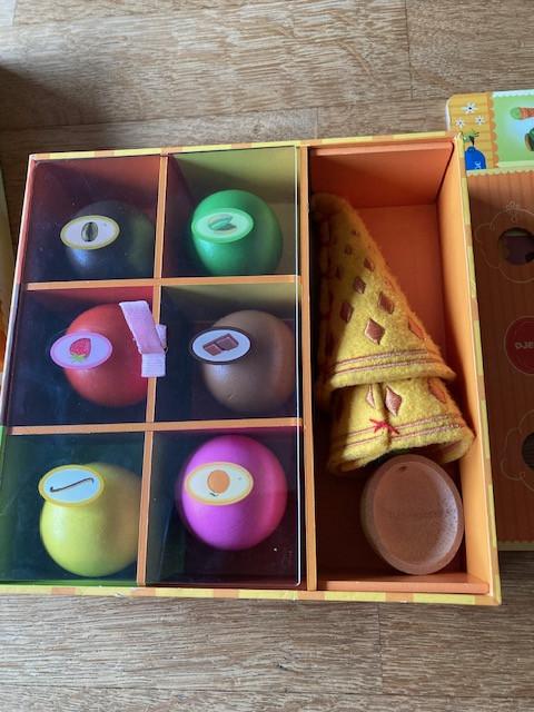 IJssalon spelen en leerplank