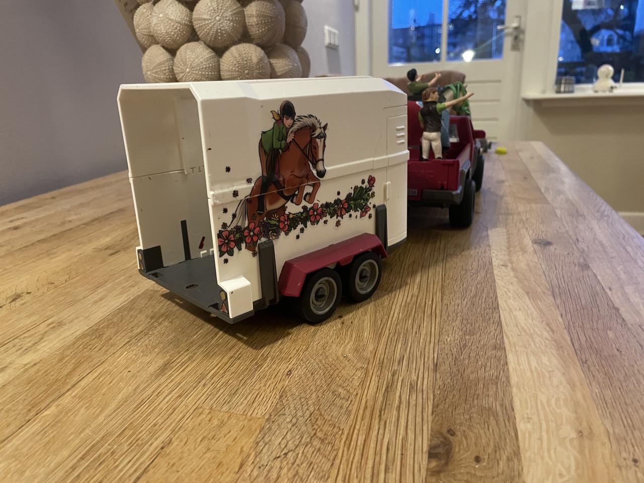 Schleich jeep trailer bestuurder