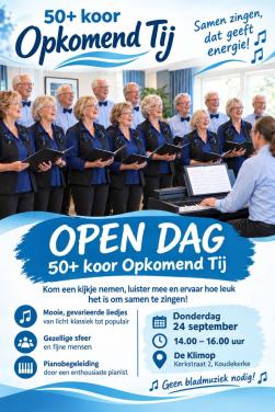 Open dag koor 'opkomend tij'