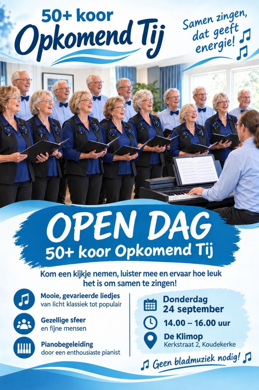 Open dag koor 'opkomend tij'