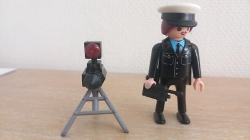 Playmobil politie met radarcontrole