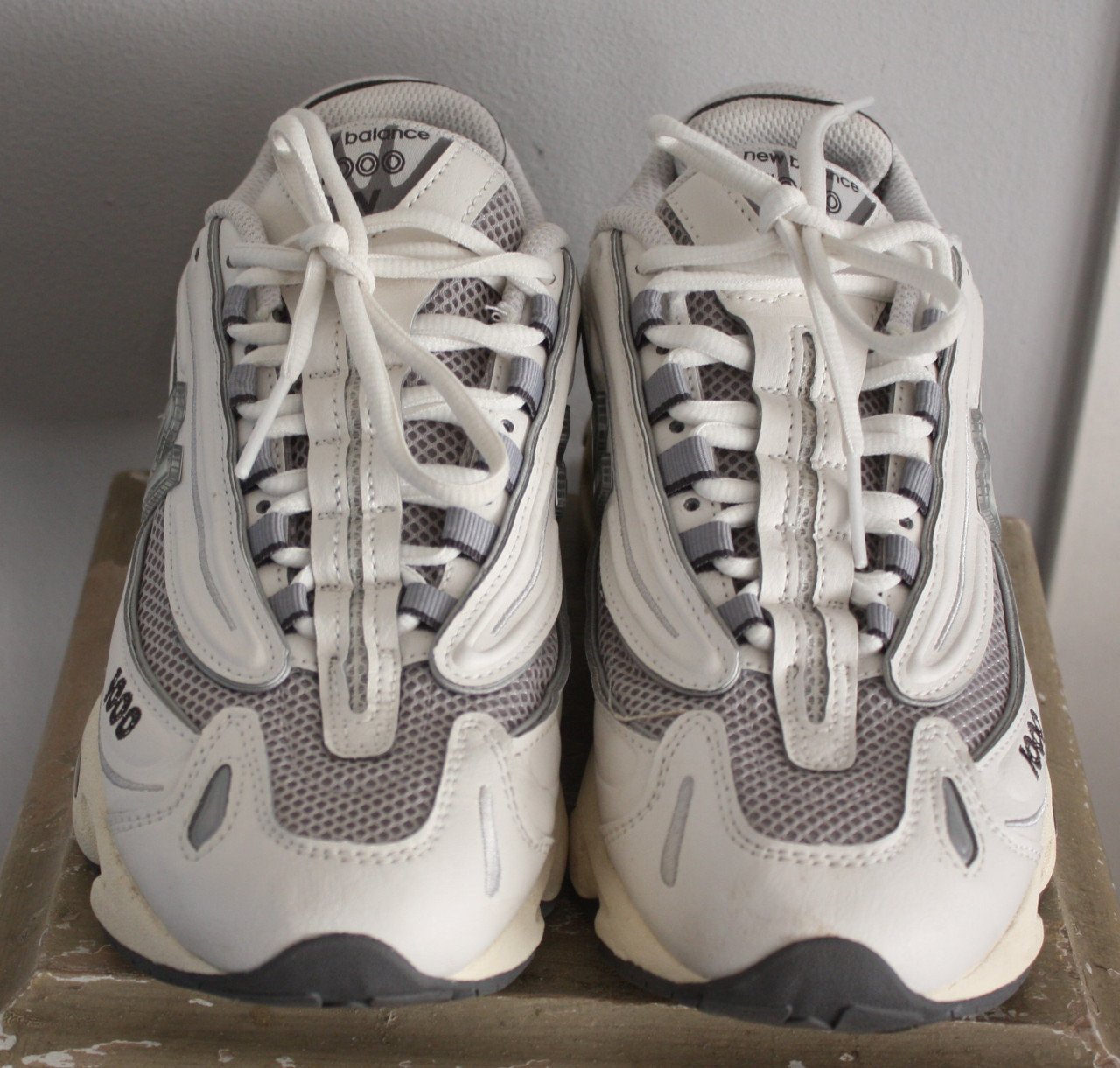New balance 1000 White-Grey-Beigetan maat 38,5