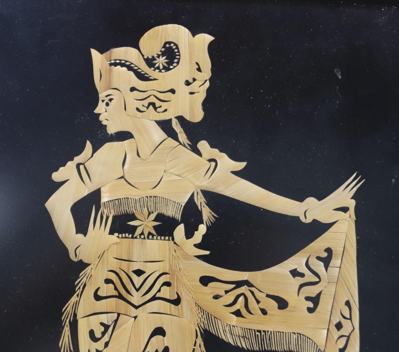 Javaanse danseres in lijst