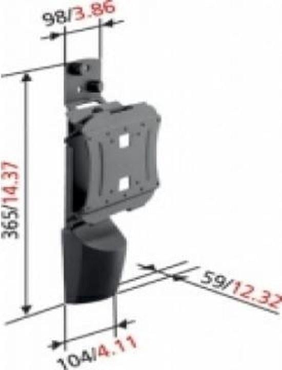 Oerdegelijke beugel van Vogels, type EFW6205 voor een LCD of Plasma TV