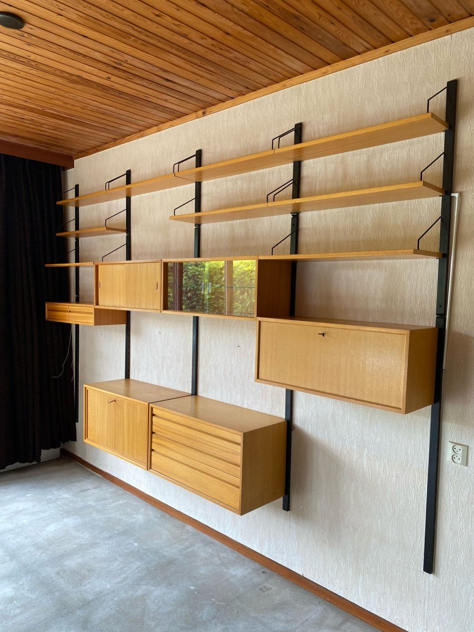 Origineel Poul Cadovius Royal System wandmeubel – Mid-Century Design