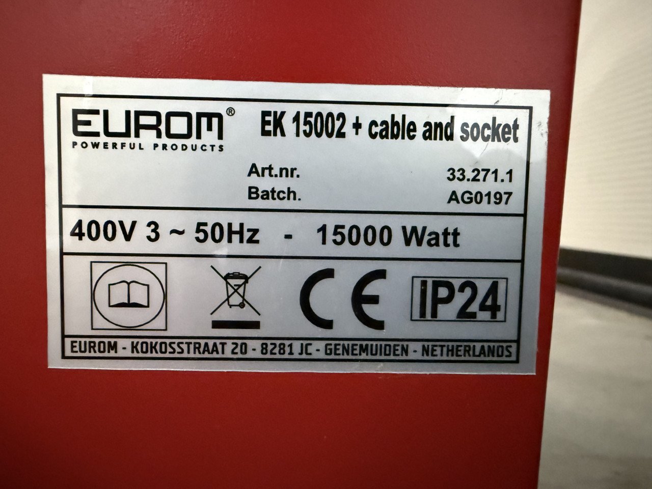 Werkplaats Heater