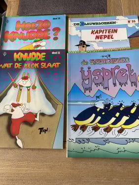 Wat oudere stripboeken, bieden per foto of alles samen