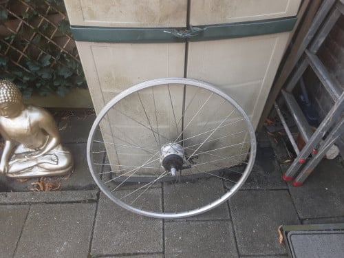 28 inch nexus achterwiel, 7 speed,rollerbrake rem