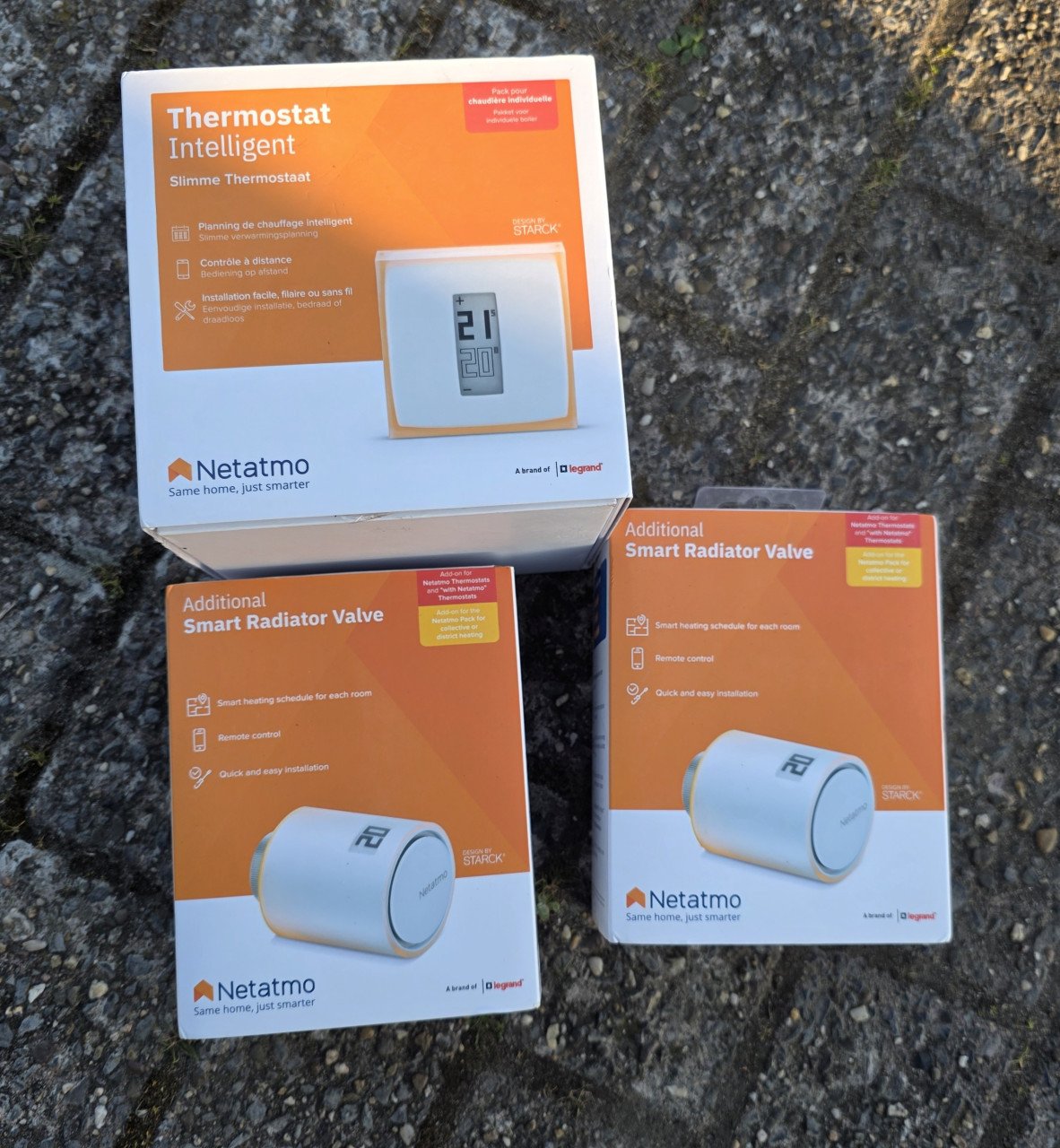 Netatmo Slimme Thermostaat inclusief 2 radiatorknoppen