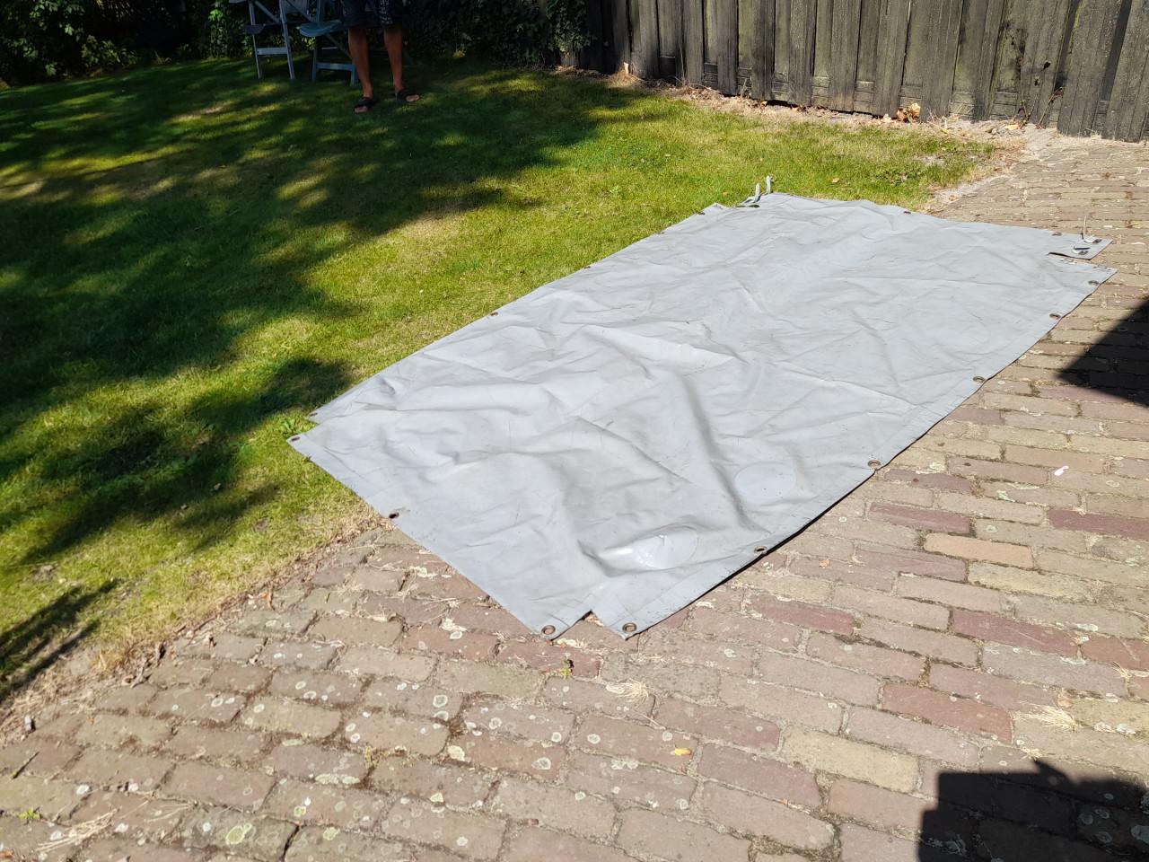 Aanhanger zeil (PVC) 145 x 225 ( in goede staat )