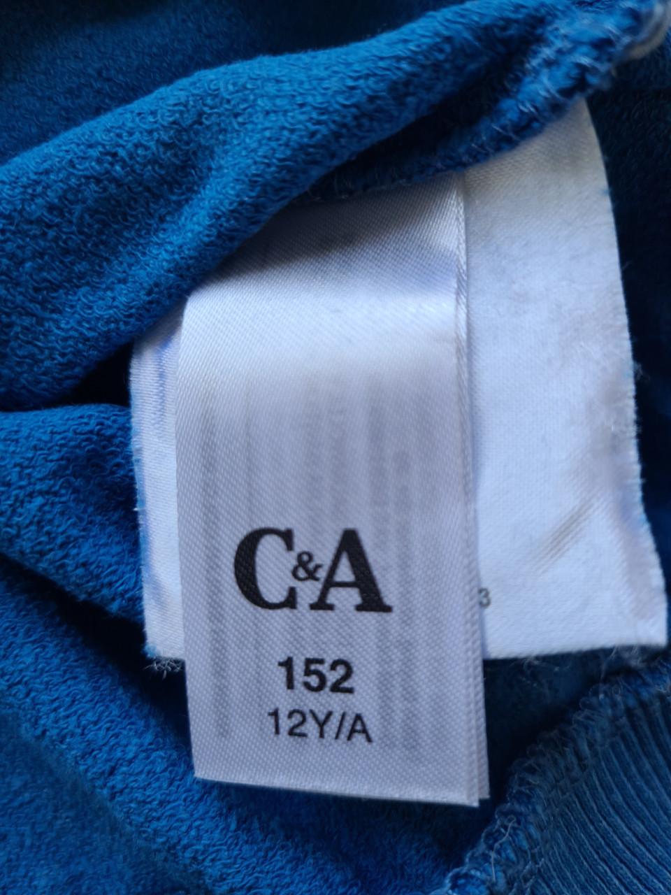 Mooie blauwe sweater van C&A in maat 152.