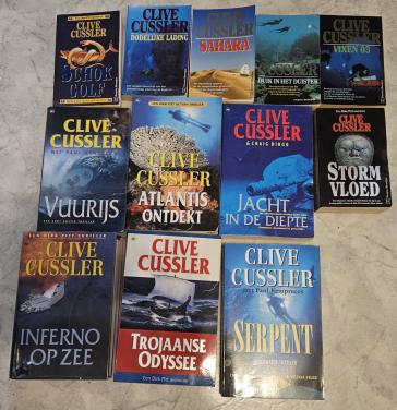 Clive Cussler 12 boeken