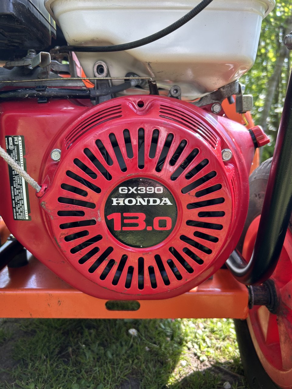 Zeer krachtige Billy Goat bladblazer Honda GX390