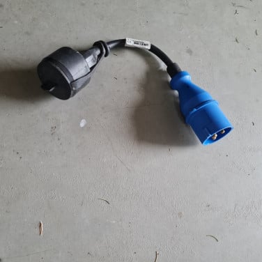Verloopstekker 3 pins 230V