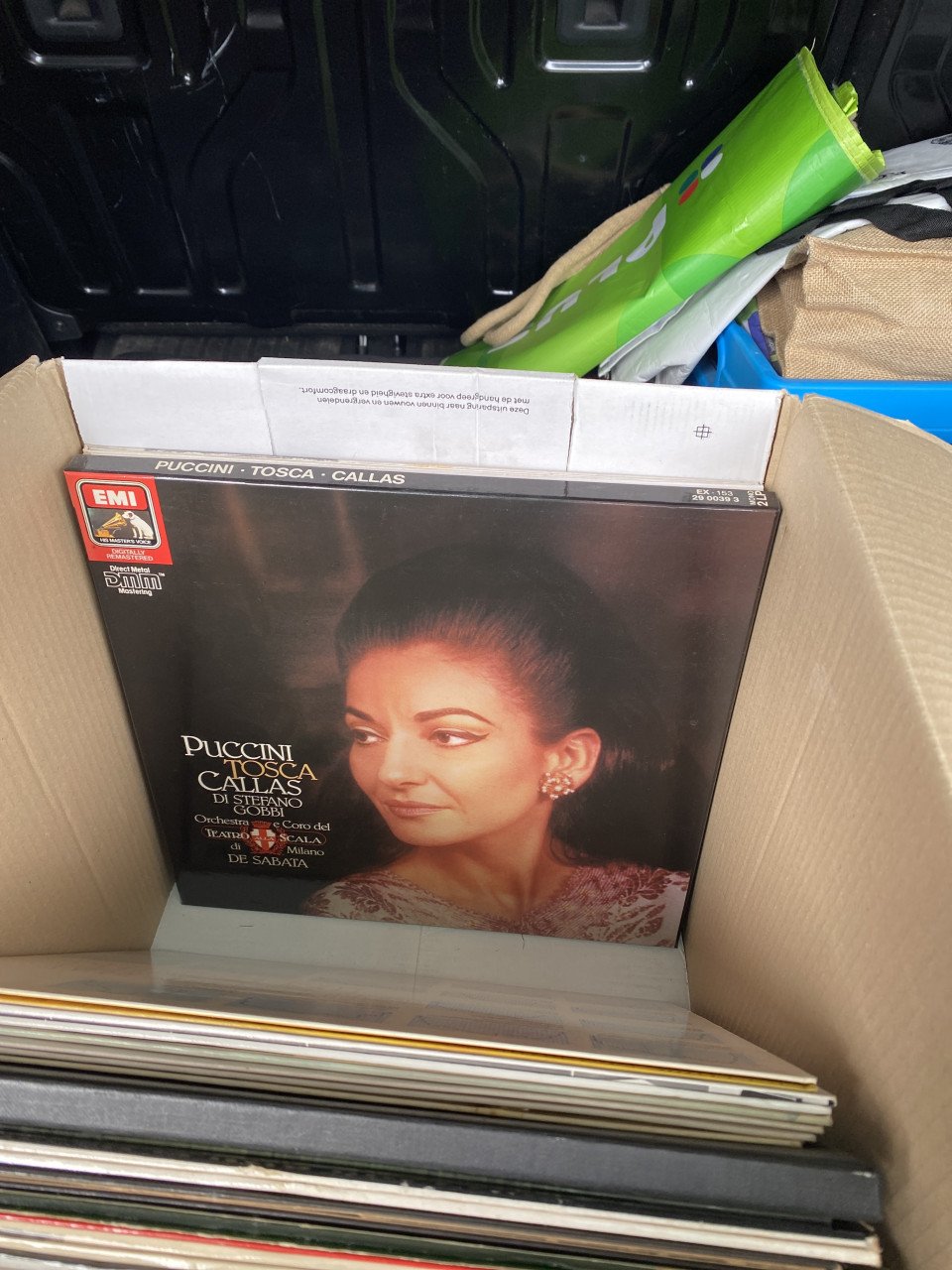 Klassieke muziek + zangers : M. Callas, E. Piaf, J. Brel e.d. LP’s