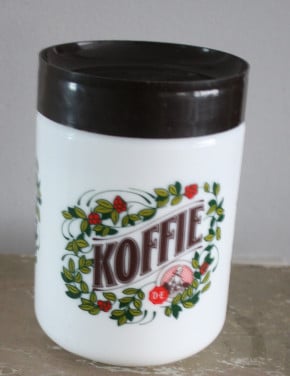 Stenen koffie pot douwe egberts