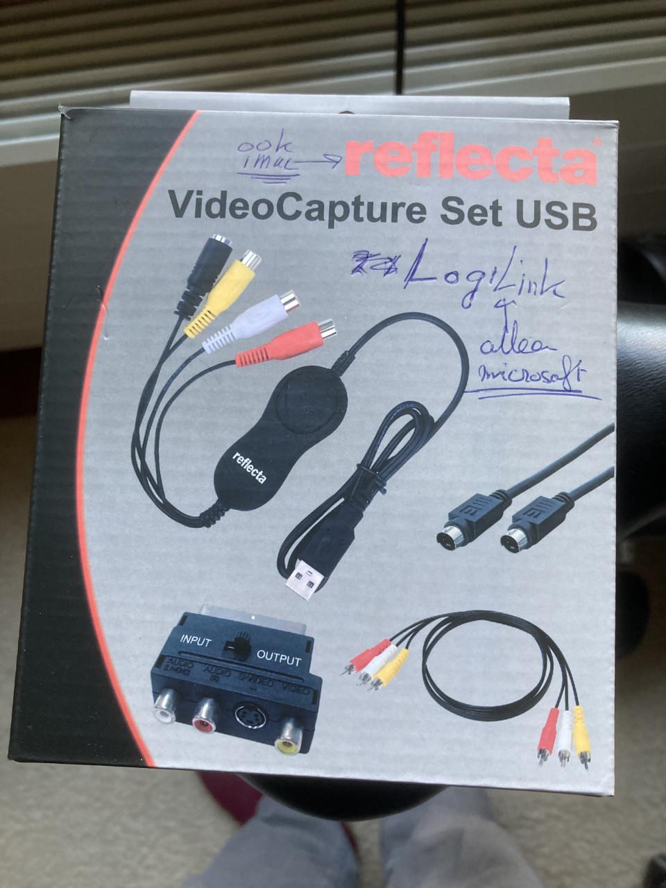 Video Grab hardware Logilink en Reflecta