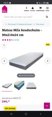 Matras Mila 90x200