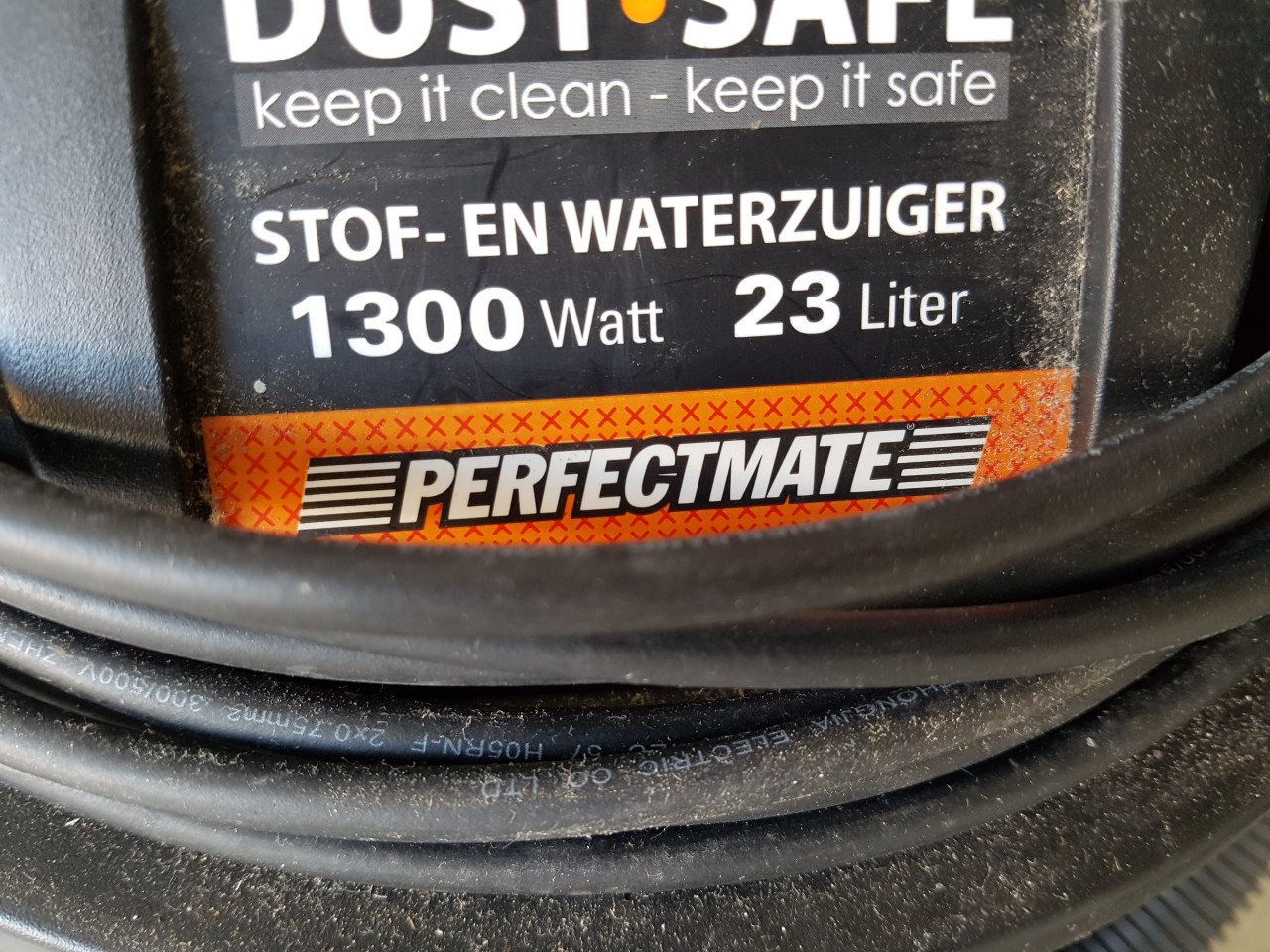 Stof en waterzuiger tevens blazer, met div extra,s