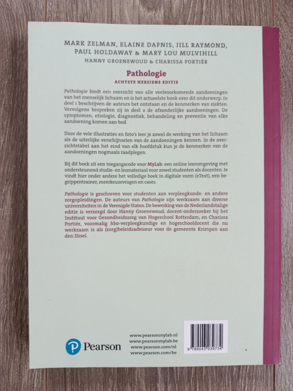 Boek Pathologie