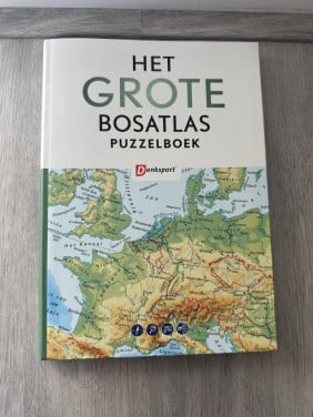 NIEUW het grote bosatlas puzzelboek