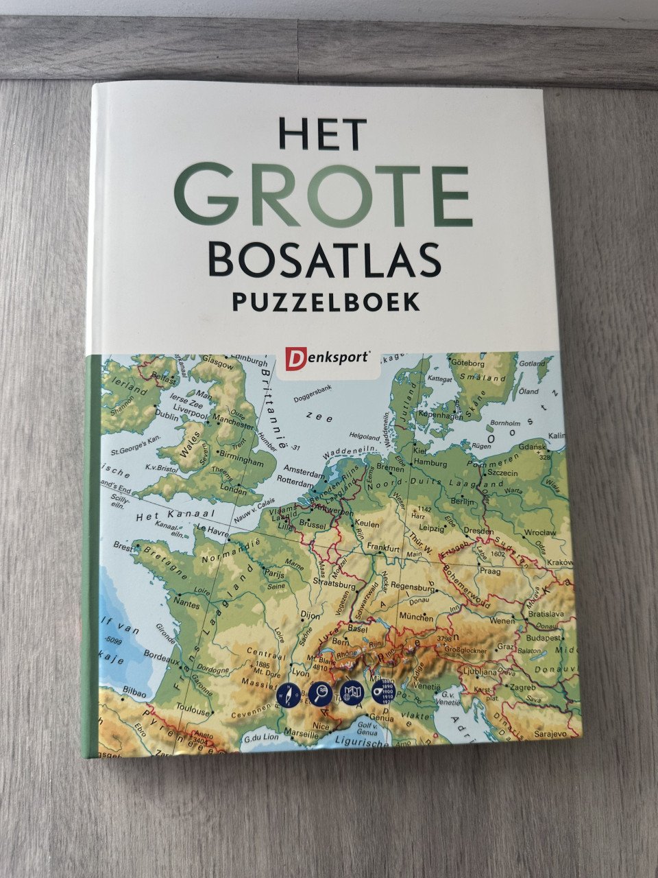 NIEUW het grote bosatlas puzzelboek