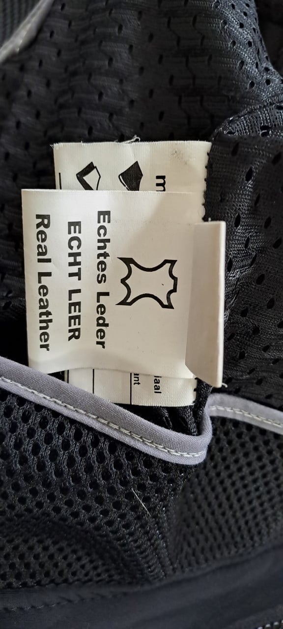 Leren motor broek en jas   dames