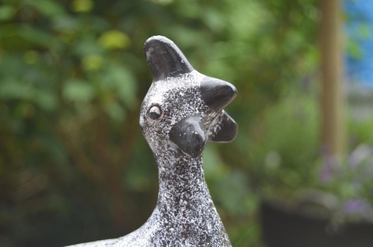 2 Keramieke Parelhoenders Portugees