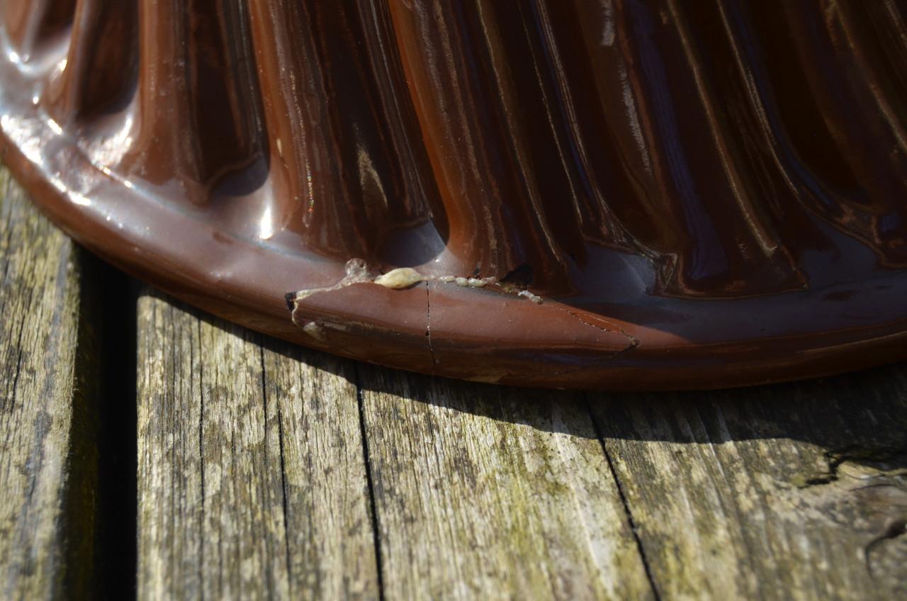 Oude simpele pudding/tulbandvorm