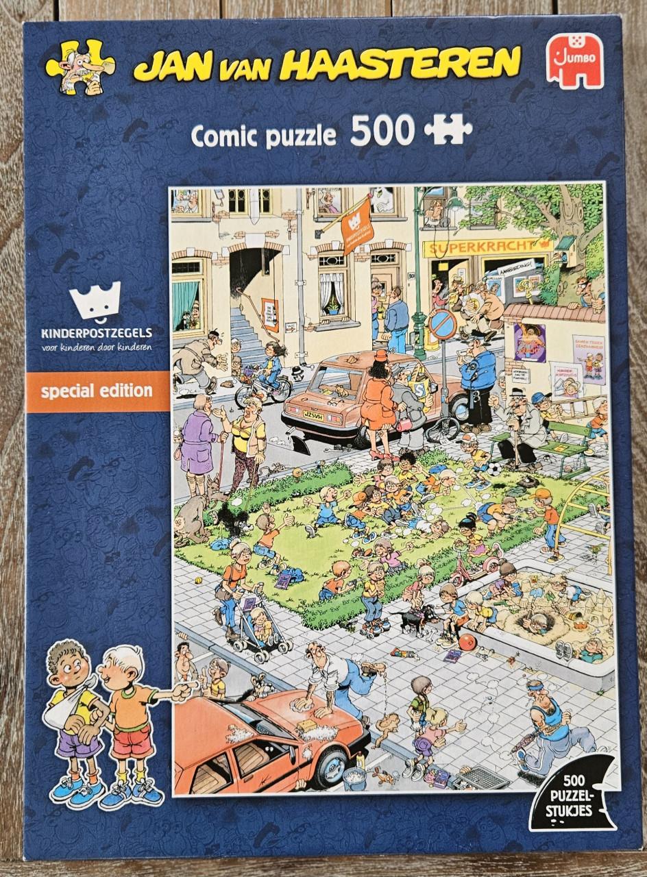 Jan van haasteren puzzels en 1 wasgij puzzel