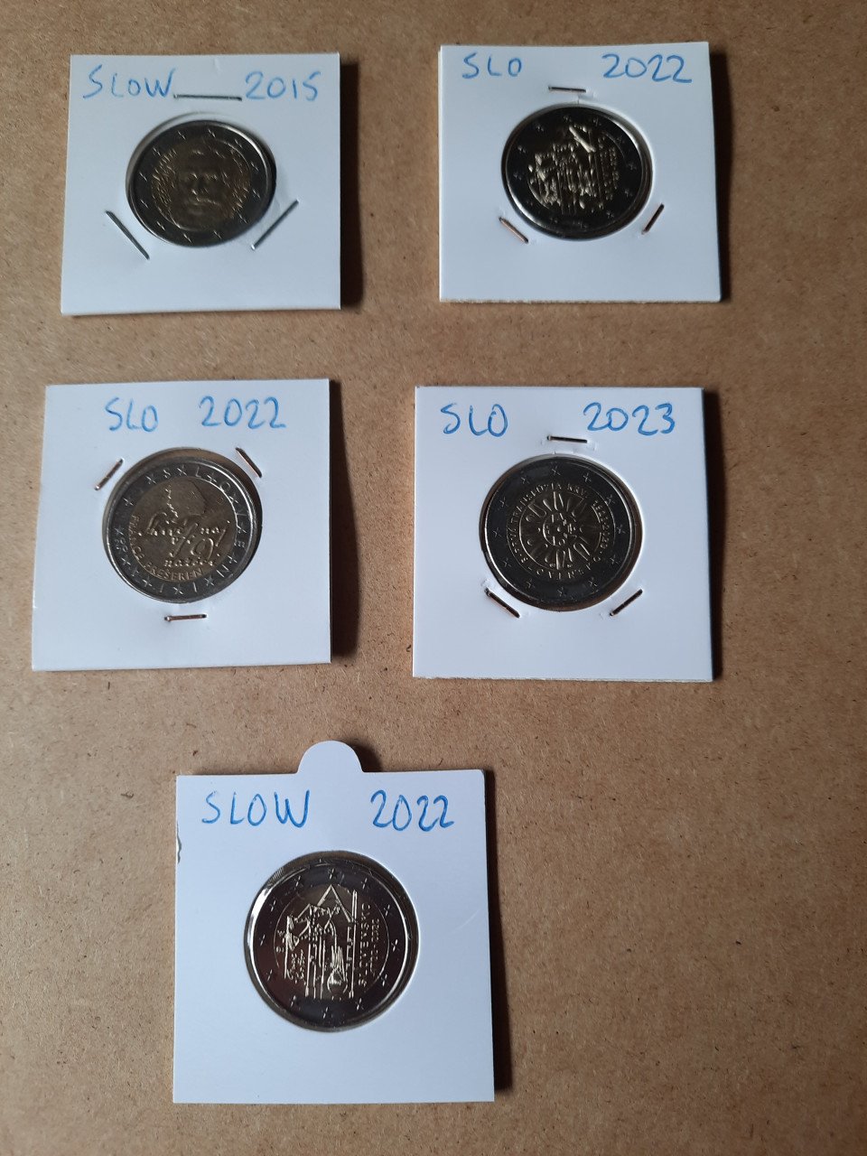 2 euromunten DIVERSEN