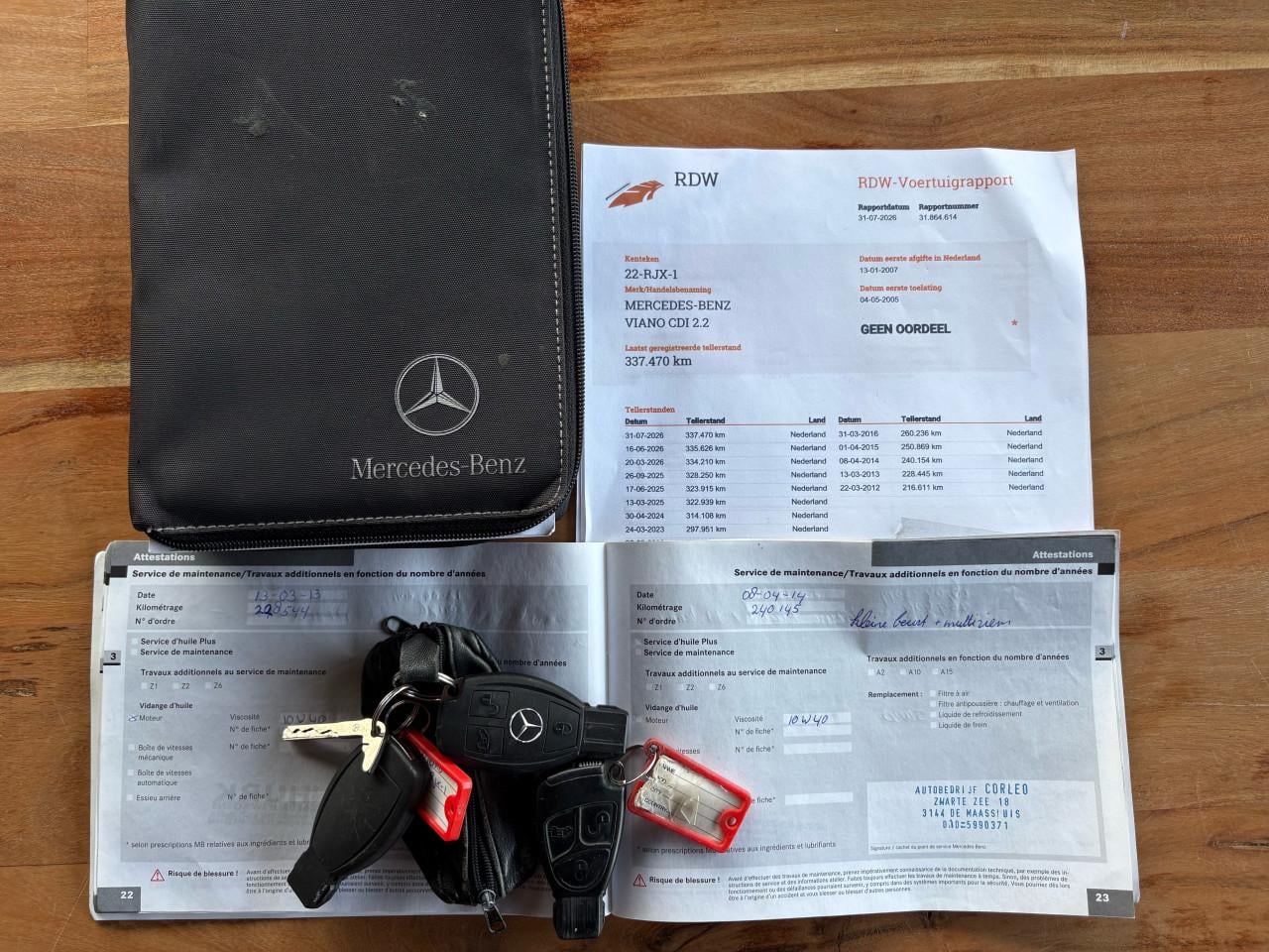 MERCEDES VIANO BUSCAMPER 2.2 DIESEL / AUTOMAAT / 337DKM
