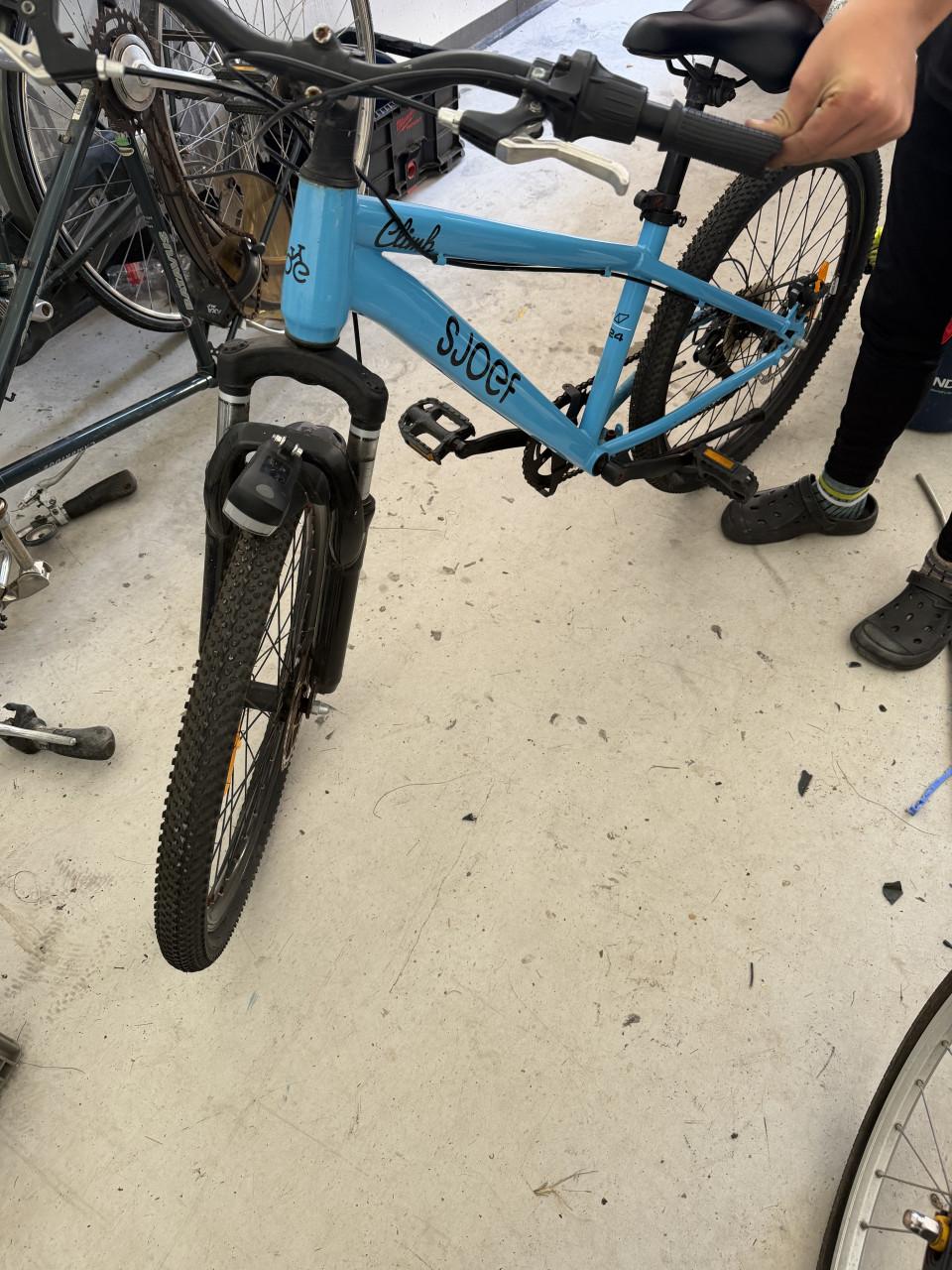 Jongens fiets