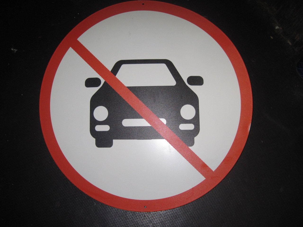 Verboden te parkeren , verkeersbord