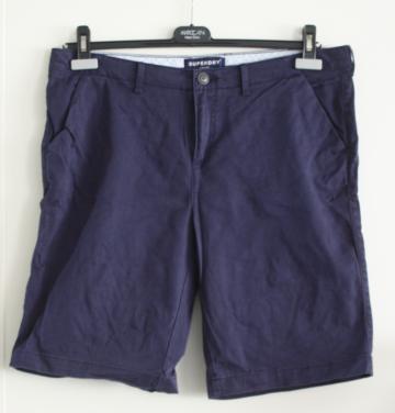 Blauwe korte broek maat 42