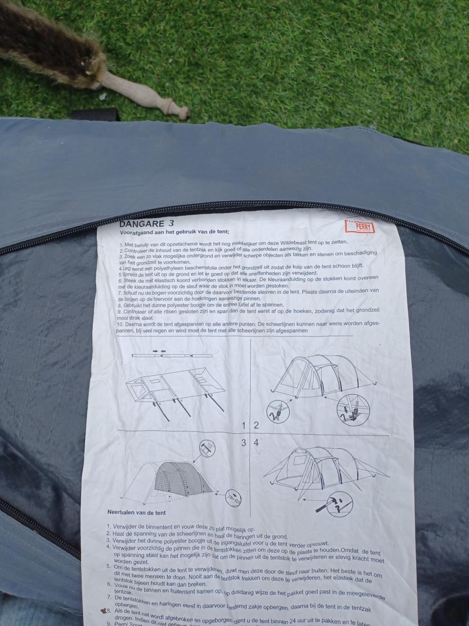 3 persoons tent