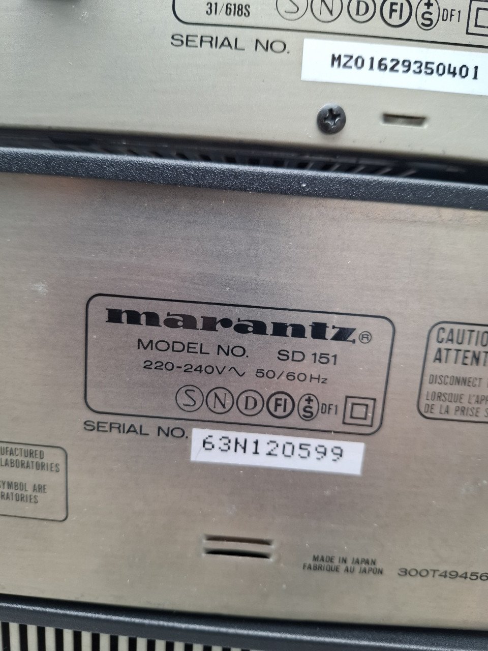 Marantz setje 151. ST 151 EN PM 151.