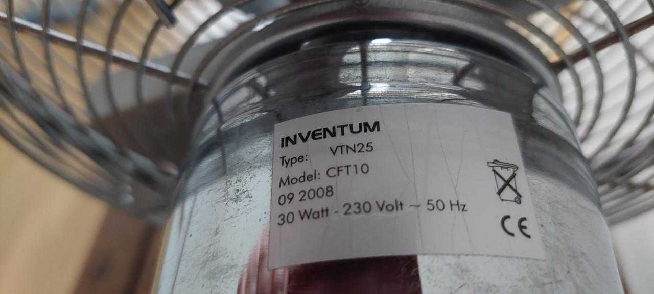 Inventum tafelventilator (verchroomd retro model)