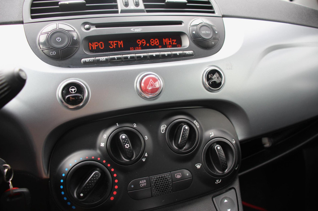 Fiat 500 1.2 500s - halfleer - airco - sport - lichtmetalen wielen - elektr