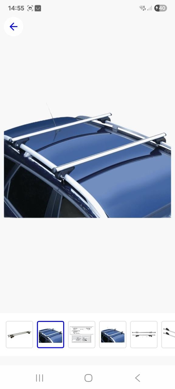 Nieuwe dakdragers Fischer voor auto met dakrails