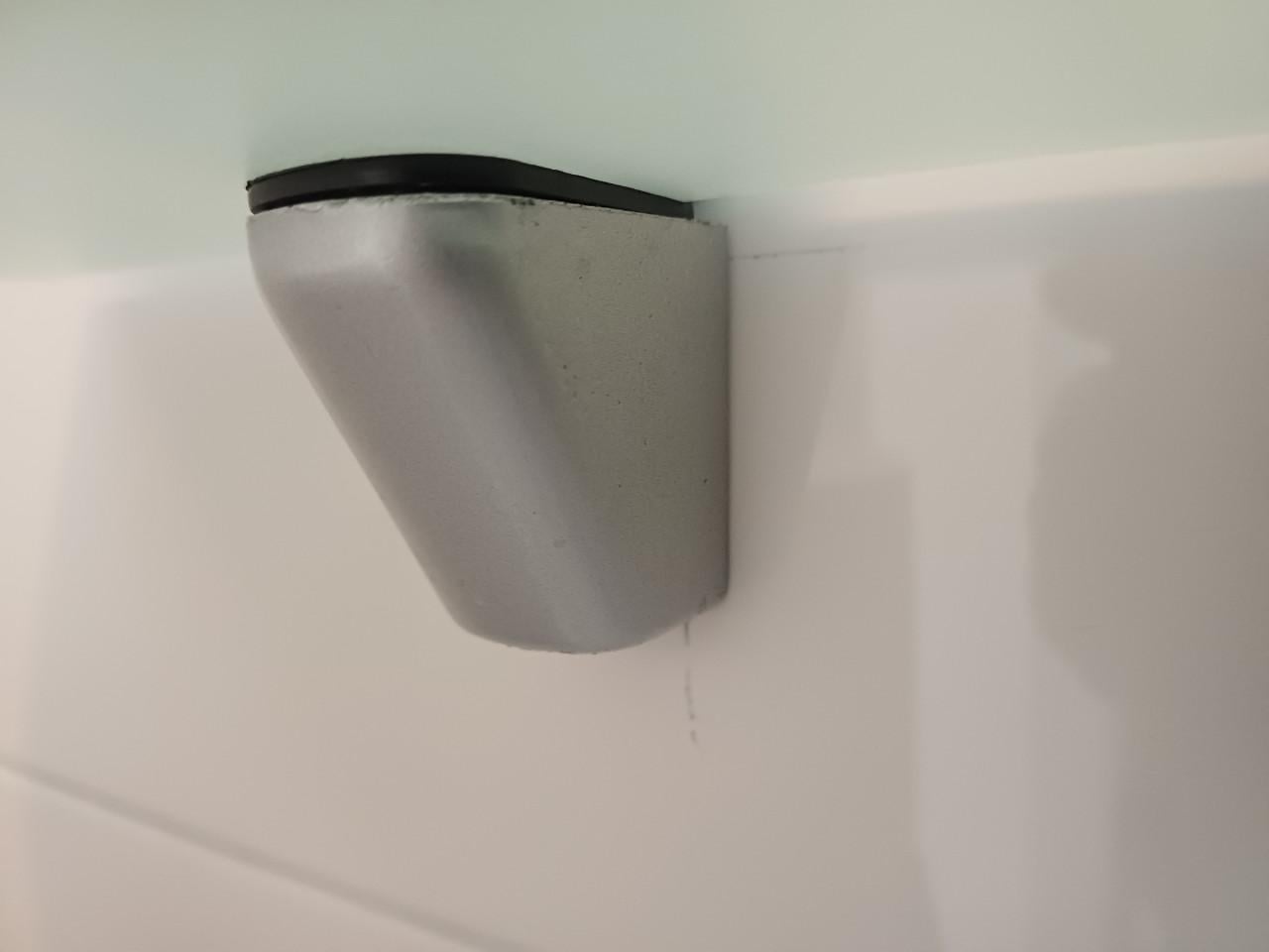 Glazen PLANCHET met bevestigingsclips, merk Duraline