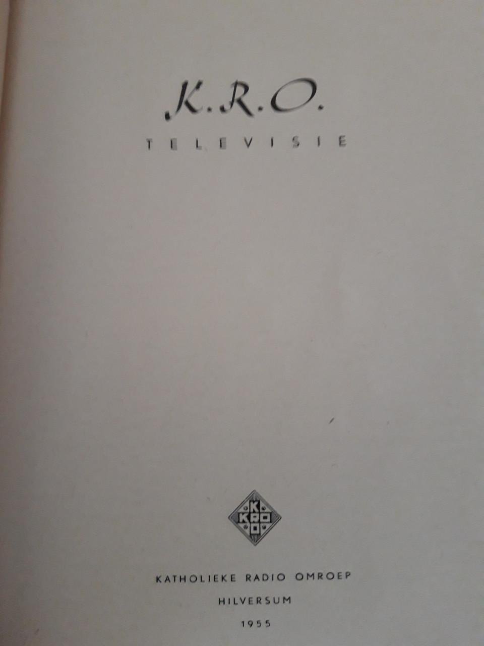 KRO boek over de televisie 1955
