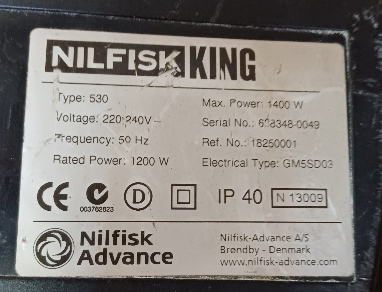 Stofzuiger Nilfisk